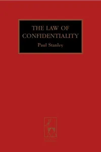 The Law of Confidentiality_cover