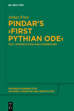 Pindar’s ›First Pythian Ode‹