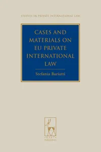 Cases and Materials on EU Private International Law_cover