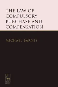 The Law of Compulsory Purchase and Compensation_cover