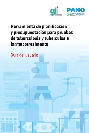 Herramienta de planificación y presupuestación para pruebas de tuberculosis y tuberculosis farmacorresistente