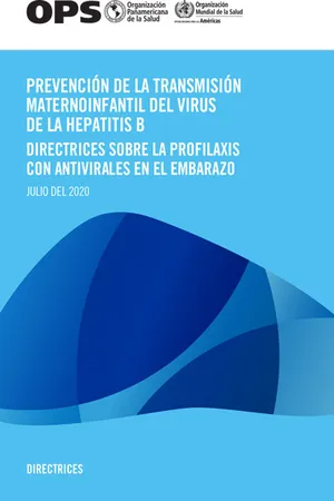 Prevención de la transmisión maternoinfantil del virus de la hepatitis B