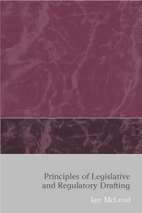 Principles of Legislative and Regulatory Drafting_cover