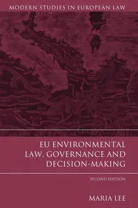 EU Environmental Law, Governance and Decision-Making_cover