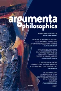 Argumenta philosophica 1/2023_cover