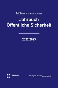 Jahrbuch Öffentliche Sicherheit 2022/2023_cover