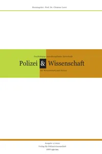 Zeitschrift Polizei & Wissenschaft_cover