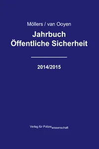 Jahrbuch Öffentliche Sicherheit - 2014/2015_cover