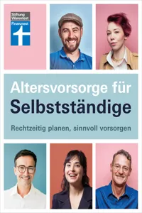 Altersvorsorge für Selbstständige - Ratgeber von Stiftung Warentest mit Produktempfehlungen - Schritt für Schritt zur geeigneten Vorsorgestrategie_cover