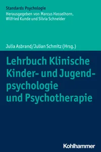 Lehrbuch Klinische Kinder- und Jugendpsychologie und Psychotherapie_cover