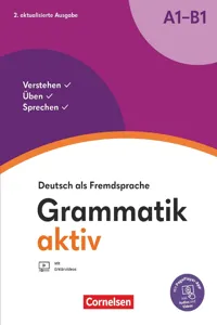 Grammatik aktiv - Deutsch als Fremdsprache - 2. aktualisierte Ausgabe - A1-B1_cover