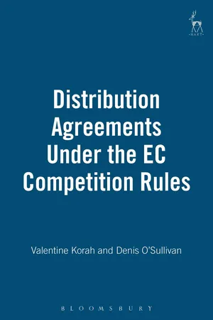 Distribution Agreements Under the EC Competition Rules