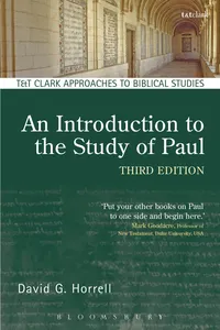 An Introduction to the Study of Paul_cover