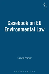 Casebook on EU Environmental Law_cover