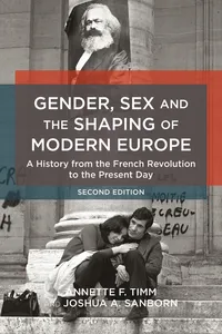 Gender, Sex and the Shaping of Modern Europe_cover