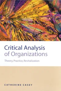 Critical Analysis of Organizations_cover