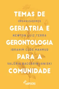 Temas de geriatria e gerontologia para a comunidade_cover