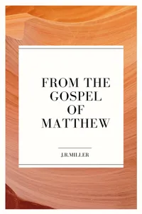 From the Gospel of Matthew_cover