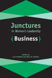 Junctures in Women's Leadership: Business_cover