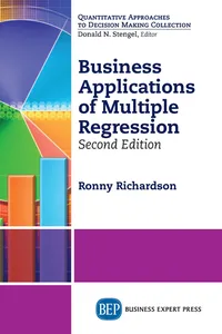 Business Applications of Multiple Regression, Second Edition_cover