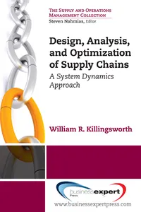 Design, Analysis and Optimization of Supply Chains_cover