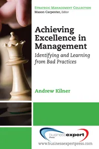 Achieving Excellence in Management_cover