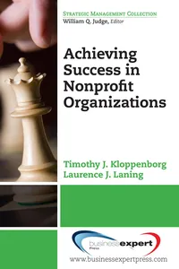 Achieving Success in Nonprofit Organizations_cover