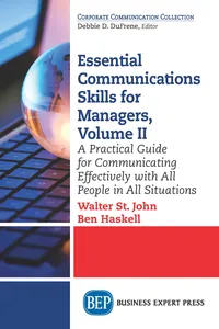 Essential Communications Skills for Managers, Volume II_cover