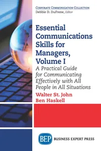 Essential Communications Skills for Managers, Volume I_cover