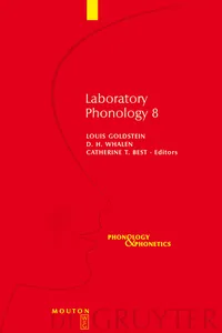 Laboratory Phonology 8_cover