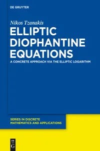 Elliptic Diophantine Equations_cover