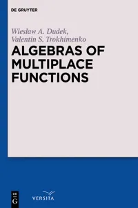 Algebras of Multiplace Functions_cover