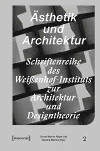 Schriftenreihe des Weißenhof-Instituts zur Architektur- und Designtheorie_cover