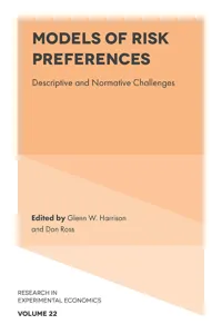 Models of Risk Preferences_cover