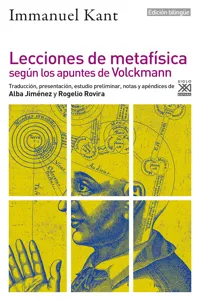 Lecciones de metafísica según los apuntes de Volckmann_cover