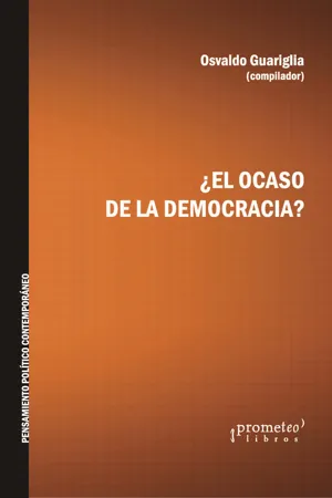 ¿El ocaso de la democracia?