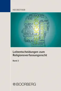 Leitentscheidungen zum Religionsverfassungsrecht_cover