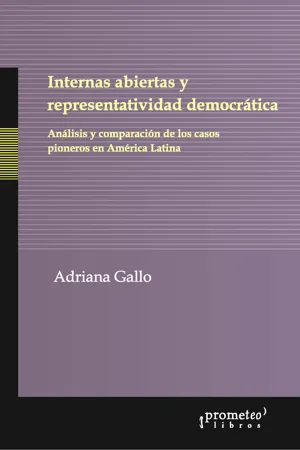 Internas abiertas y representatividad democrática