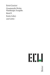 Kants Leben und Lehre_cover