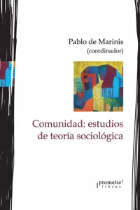 Comunidad: estudios de teoría sociológica_cover