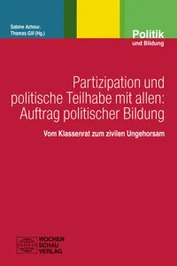 Partizipation und politische Teilhabe mit allen: Auftrag politischer Bildung_cover