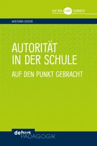 Autorität in der Schule auf den Punkt gebracht_cover