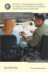 Metodología de empleo con apoyo en la inserción sociolaboral de personas con discapacidad. SSCG0109_cover