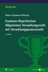 Examens-Repetitorium Allgemeines Verwaltungsrecht mit Verwaltungsprozessrecht_cover