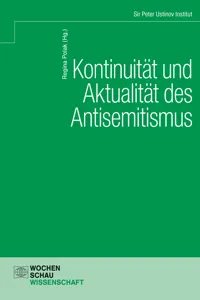 Kontinuität und Aktualität des Antisemitismus_cover