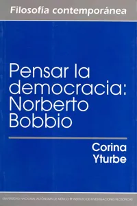 Pensar la democracia: Norberto Bobbio_cover