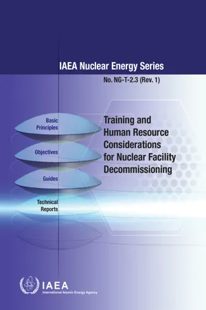 Training and Human Resource Considerations for Nuclear Facility Decommissioning