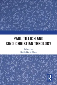 Paul Tillich and Sino-Christian Theology_cover