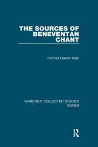 The Sources of Beneventan Chant_cover