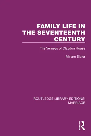 Family Life in the Seventeenth Century